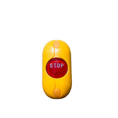 Chinese Zhongtong Bus Lower Car Bell Button 3747-00039 Original Yellow Arc Red Plane