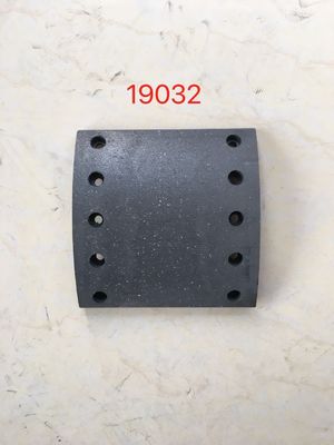 OE NO. WVA19032 Non Asbestos Brake Pad for European BPW180 Trucks 204*180*10.7/17.8