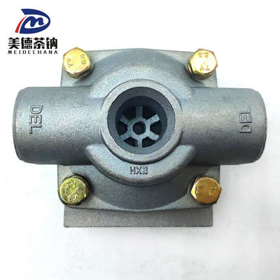 Experience Smooth Truck Brake System Operation with Silver Quick Release Valve JAC-1219