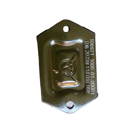 Affordable rubber pad for truck engine front support and gearbox buffer block