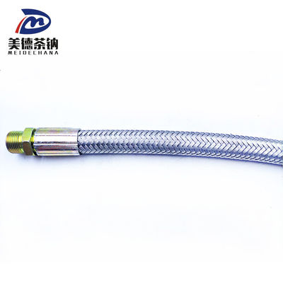 High Temperature Stainless Steel Braided Flexible Rubber Valve Extension Hose Assembly