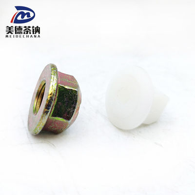Zinc Plated Hex Serrated Nut Fasteners CQ32606 Standard and Customized Length Options
