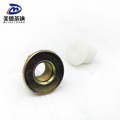 Zinc Plated Hex Serrated Nut Fasteners CQ32606 Standard and Customized Length Options
