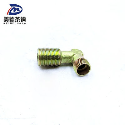 FAW Oil Filter Threaded Joint Carbon Steel Elbow Connector for Chassis 3513407-D814