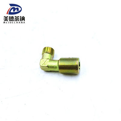 FAW Oil Filter Threaded Joint Carbon Steel Elbow Connector for Chassis 3513407-D814