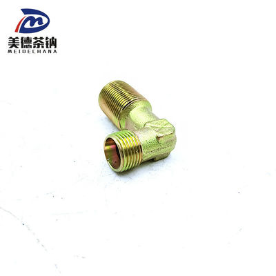 FAW Oil Filter Threaded Joint Carbon Steel Elbow Connector for Chassis 3513407-D814