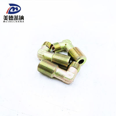 FAW Oil Filter Threaded Joint Carbon Steel Elbow Connector for Chassis 3513407-D814