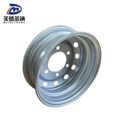 Silver Machine Welded Tire Wheel Disc Tubeless Steel Truck Wheel Rim 3101015-DR850M
