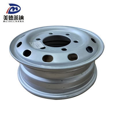 Silver Machine Welded Tire Wheel Disc Tubeless Steel Truck Wheel Rim 3101015-DR850M