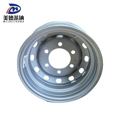 Silver Machine Welded Tire Wheel Disc Tubeless Steel Truck Wheel Rim 3101015-DR850M
