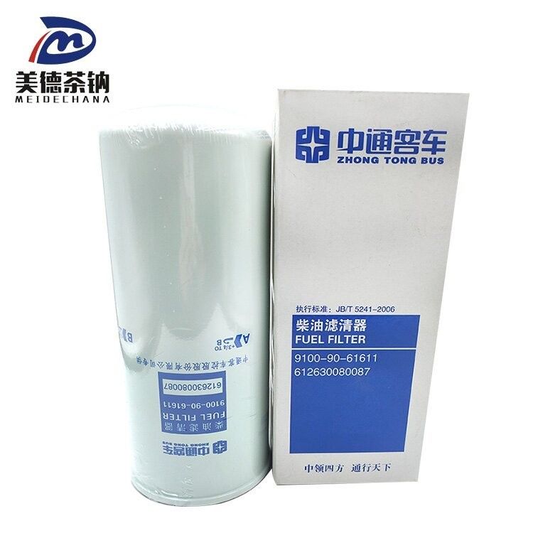 Standard Size Oil Filter 9100-90-61611612630080087 for Chinese Bus Model Auto Parts