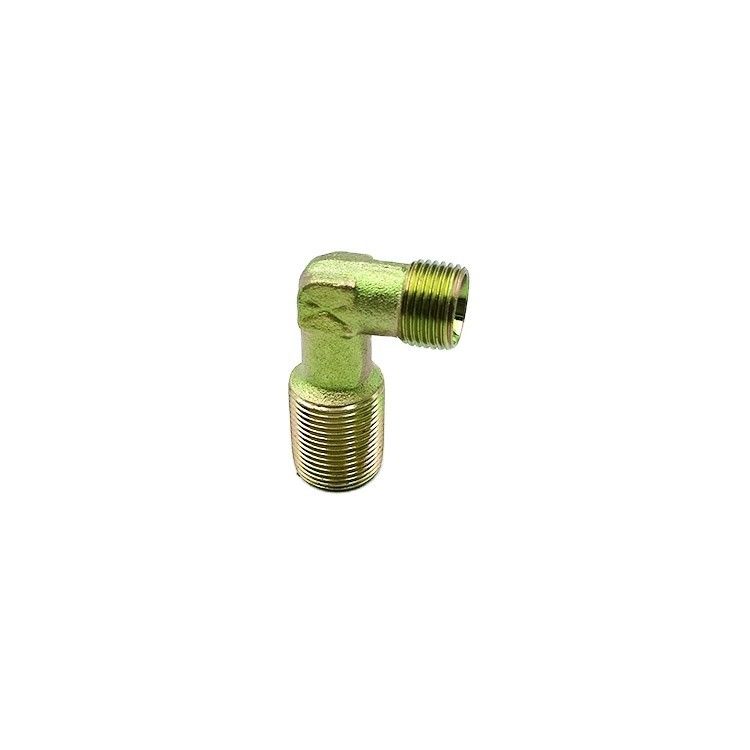 FAW Oil Filter Threaded Joint Carbon Steel Elbow Connector for Chassis 3513407-D814